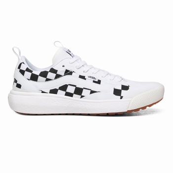 Damske Tenisky Vans Checkerboard UltraRange EXO Biele/Čierne VA94EQJFX